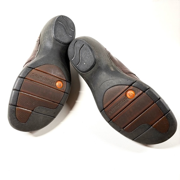 Clarks Unstructured Leather Slip-on Loafers 7M - Picture 8 of 10